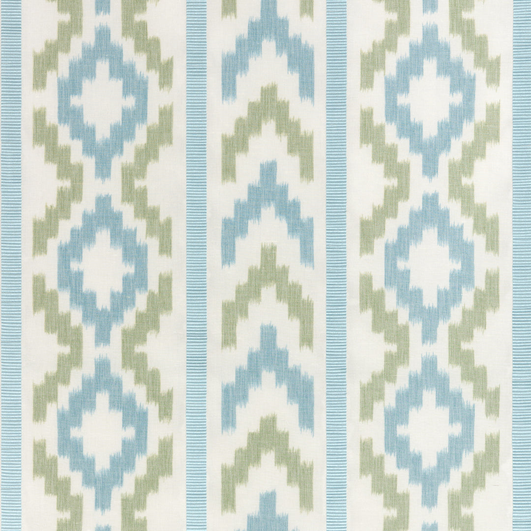 Sarlat Warp Print - Marine 8025135.315.0 by Brunschwig & Fils Designer Fabric