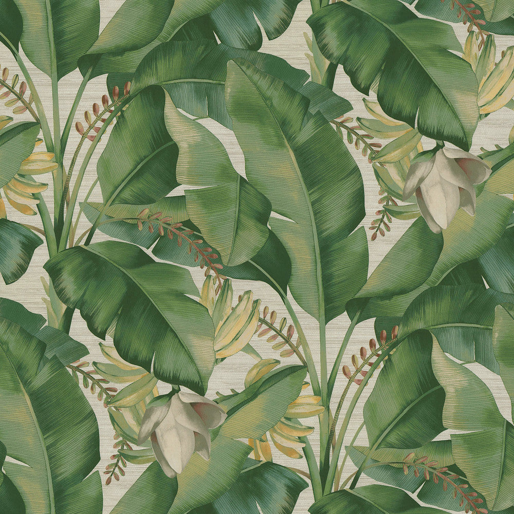 Among Fronds Aloe 802680 by Tommy Bahama Home Designer Fabric - 100%Cotton PERU 29000 Horizontal: 13.5 and Vertical: 25.25 54 - Swanky Fabrics -