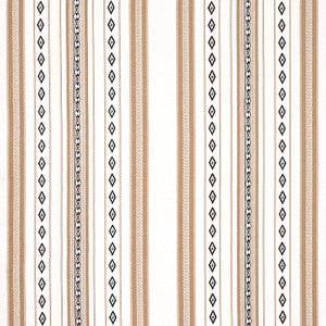 Dakota Stripe Neutral 80270 by Schumacher Designer Fabric