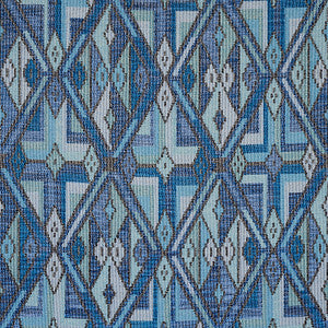 Kuzma Blue 80281 by Schumacher Designer Fabric