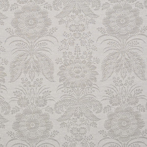 Greta Damask Grey 80421 by Schumacher Designer Fabric