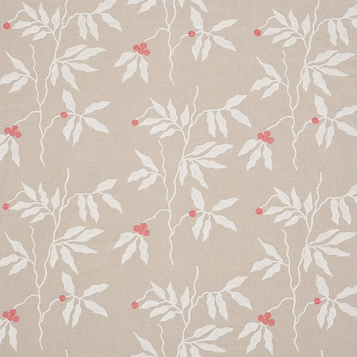 Lilla Embroidery Ivory On Neutral 80431 by Schumacher Fabric Schumacher Fabric Lilla Embroidery Ivory On Neutral 80431Fabric LINEN 48% INDIA </p><p>Repeat: H: HORZ. 17 1/3" (33CM), V: VERT 15 3/4" (40CM) 52 - Fabric Carolina -
