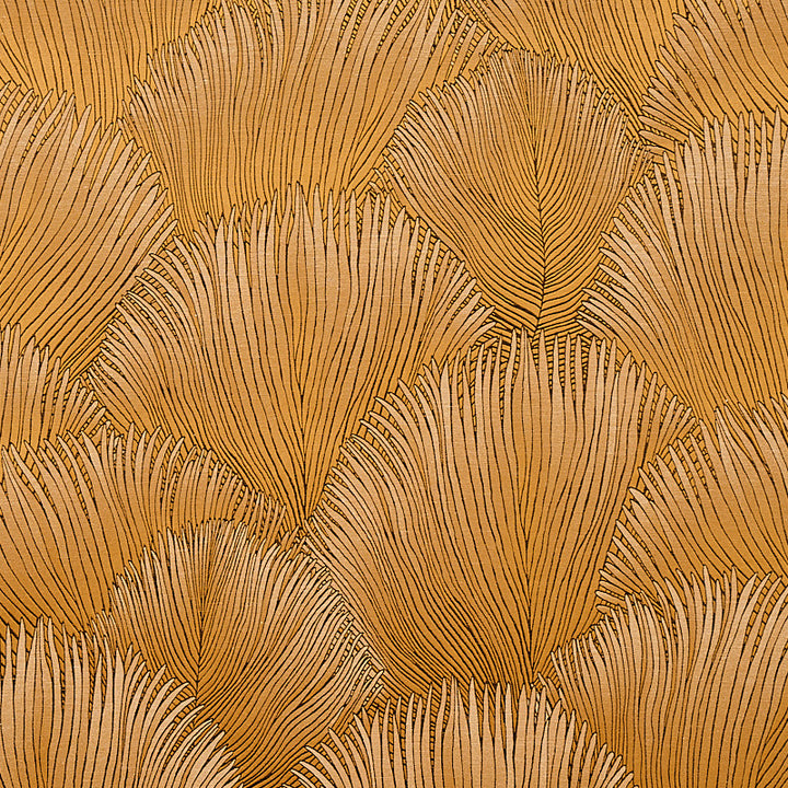 Fondale Gold 80550 by Schumacher Fabric Schumacher Fabric Fondale Gold 80550Fabric LINEN 31% ITALY </p><p>Repeat: H: HORZ. 55 1/2" (141CM), V: VERT. 35 4/5" (91CM) 55.5 - Fabric Carolina -
