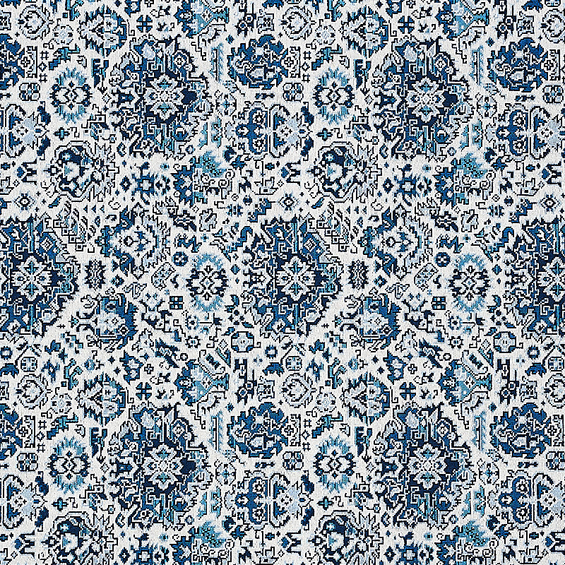 Pallay Epingle Porcelain On Ivory 80622 by Schumacher Fabric Schumacher Fabric Pallay Epingle Porcelain On Ivory 80622Fabric COTTON 91% BELGIUM </p><p>Repeat: H: HORZ. 13 2/5" (34CM), V: VERT. 18 8/9" (48CM) 53.5 - Fabric Carolina -