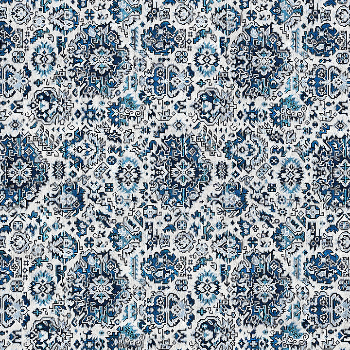 Pallay Epingle Porcelain On Ivory 80622 by Schumacher Fabric Schumacher Fabric Pallay Epingle Porcelain On Ivory 80622Fabric COTTON 91% BELGIUM </p><p>Repeat: H: HORZ. 13 2/5" (34CM), V: VERT. 18 8/9" (48CM) 53.5 - Fabric Carolina -