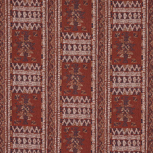Maracena Jacquard Red 80631 by Schumacher Designer Fabric