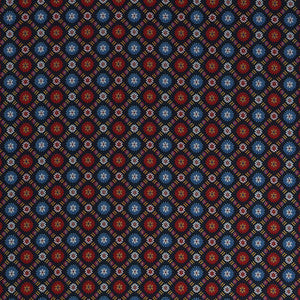 Larissa Navy 80770 by Schumacher Designer Fabric