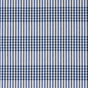 Bergen Plaid Navy 80802 by Schumacher Designer Fabric