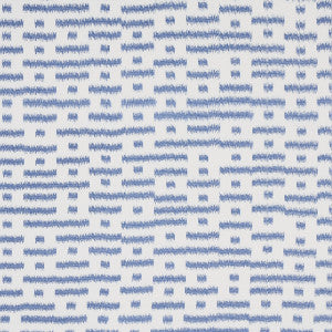 Abstract Ikat Indigo 80832 by Schumacher Designer Fabric