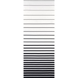Ribbon Applique Black On Ivory 81142 by Schumacher Designer Fabric