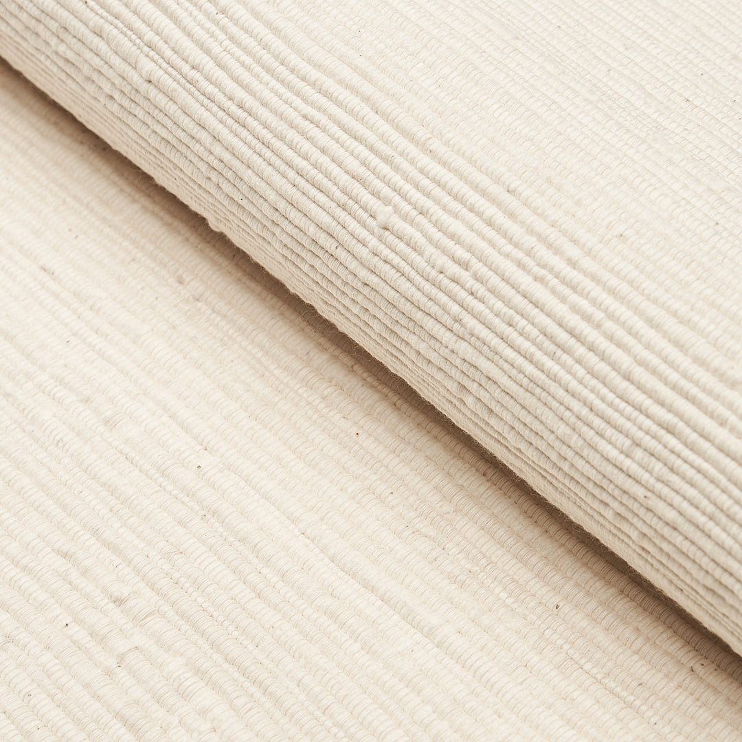 Zeta Handwoven Texture Natural 81370 by Schumacher Designer Fabric