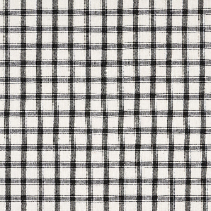 Crawford Linen Check Basalt 81452 by Schumacher Fabric Schumacher Fabric Crawford Linen Check Basalt 81452Fabric LINEN 100% INDIA </p><p>Repeat: H: HORZ. 1 3/4" (4CM), V: VERT. 1 3/4" (4CM) 54" (137CM) - Fabric Carolina -