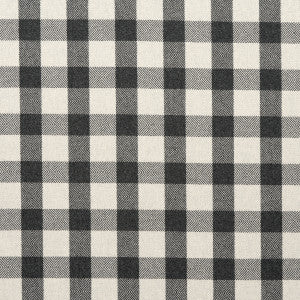 Galt Wool Check Charcoal 81612 by Schumacher Designer Fabric