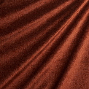Sumptuous Silk Wool Velvet Mahogany 81890 by Schumacher Designer Fabric