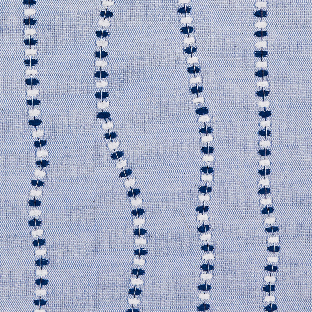 Elodie Embroidery Chambray 82231 by Schumacher Designer Fabric