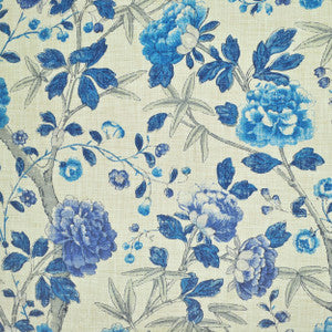 Flower Song Delft 3 by P Kaufmann Fabrics Designer Fabric