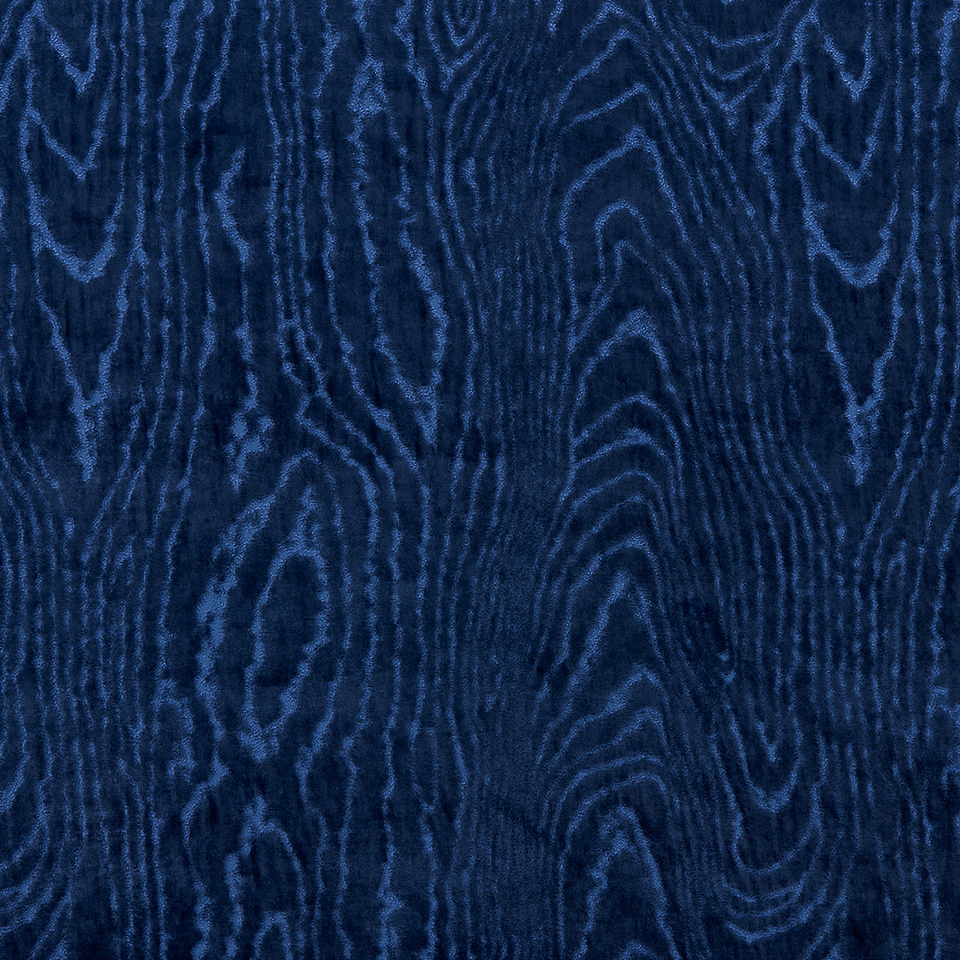Marisa Moire Velvet Lapis 82752 by Schumacher Designer Fabric
