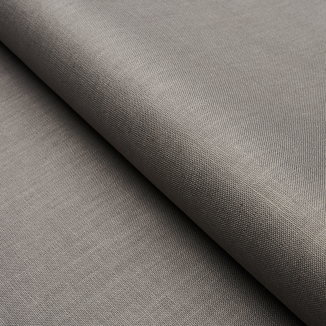 Middleton Linen Grey 83040 by Schumacher Designer Fabric