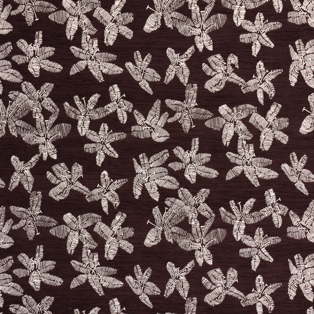 Hibiscus Plum 83811 by Schumacher Designer Fabric