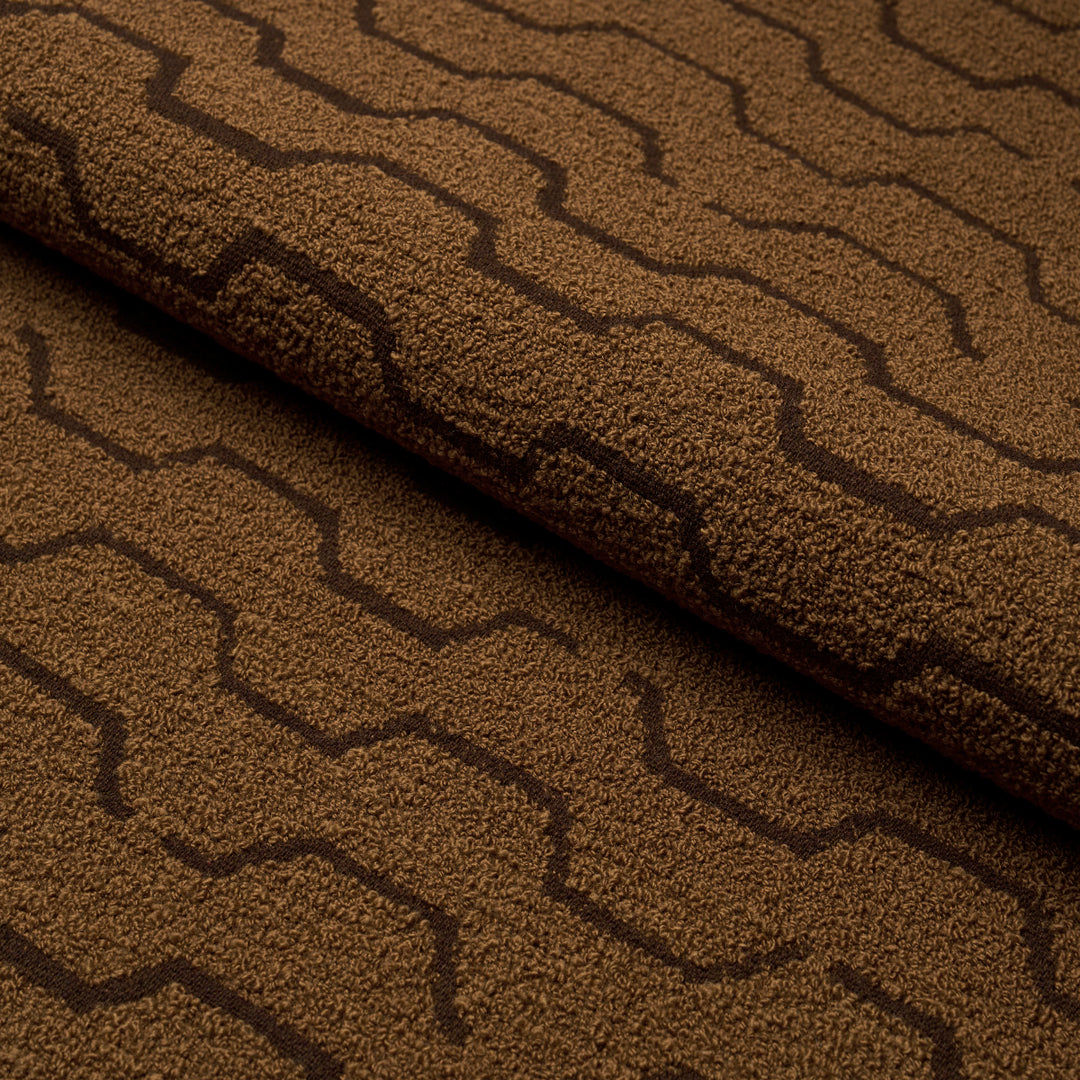 Patek Wool Bouclé Umber 83930 by Schumacher Designer Fabric