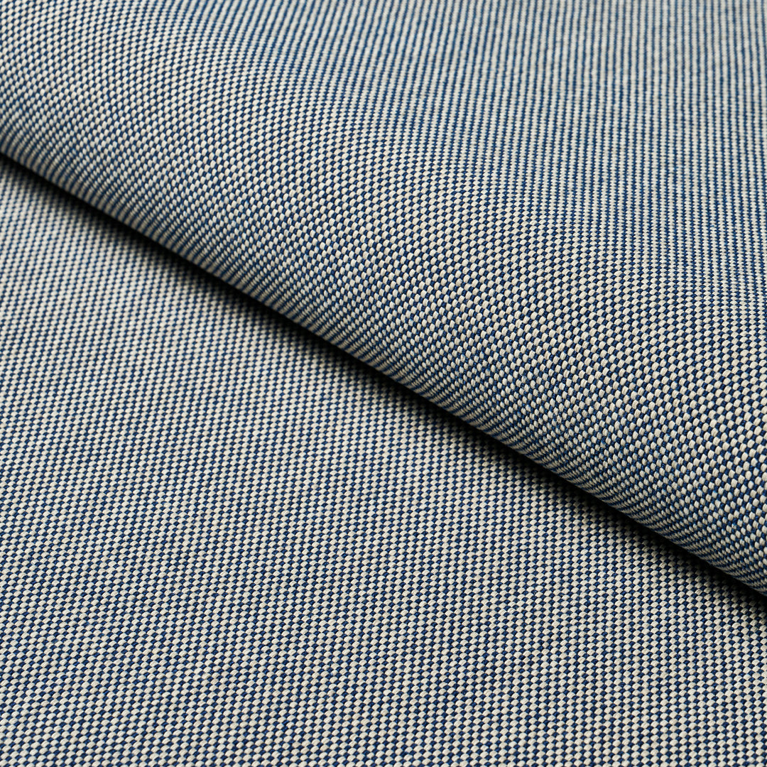 Brock Indoor/Outdoor Navy 84161 by Schumacher Designer Fabric