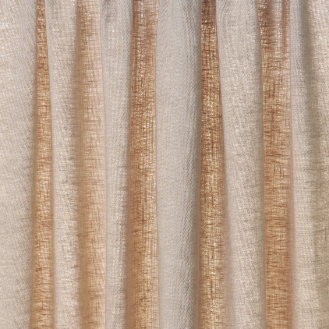 Leslie Stonewashed Sheer Taupe 84930 by Schumacher Designer Fabric