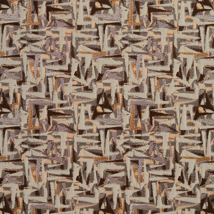 8516 Gold/Abstract by Charlotte Designer Fabric Contemporary Wovens 100% Woven Polyester Asia Exceeds 100,000 Wyzenbeek Rubs (Heavy Duty) Horizontal: 15" x Vertical: 15" 54 Inches - Swanky Fabrics -