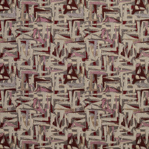 8519 Wine/Abstract by Charlotte Designer Fabric