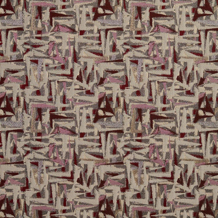 8519 Wine/Abstract by Charlotte Designer Fabric Contemporary Wovens 100% Woven Polyester Asia Exceeds 100,000 Wyzenbeek Rubs (Heavy Duty) </p><p>Repeat: Horizontal: 15" x Vertical: 15" 54 Inches - Swanky Fabrics -