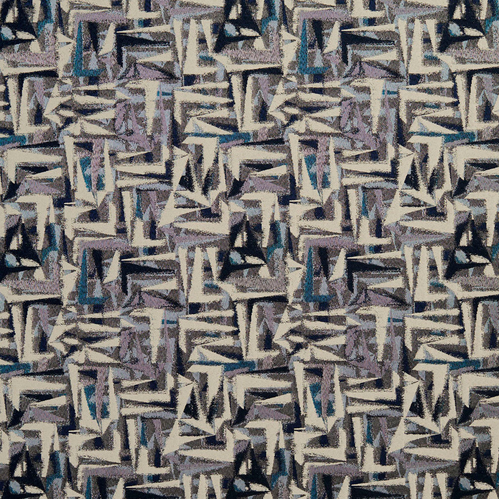 8520 Sapphire/Abstract by Charlotte Designer Fabric Contemporary Wovens 100% Woven Polyester Asia Exceeds 100,000 Wyzenbeek Rubs (Heavy Duty) </p><p>Repeat: Horizontal: 15" x Vertical: 15" 54 Inches - Swanky Fabrics -