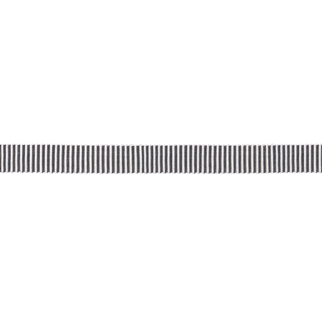 Knox Tape Narrow Graphite 85224 by Schumacher Designer Trim