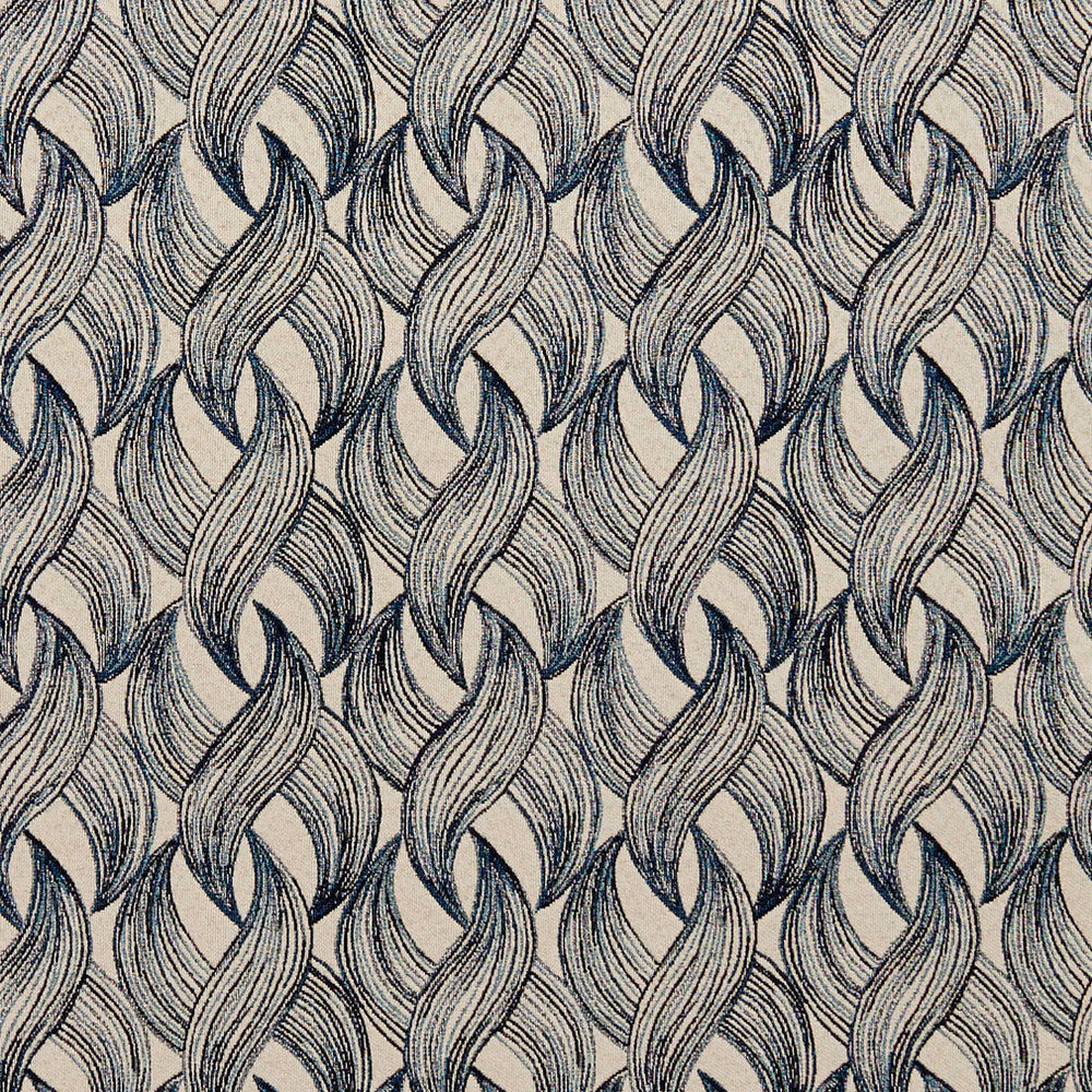 8525 Sapphire by Charlotte Designer Fabric Contemporary Wovens 100% Woven Polyester Asia Exceeds 100,000 Wyzenbeek Rubs (Heavy Duty) </p><p>Repeat: Horizontal: 3.75" x Vertical: 4" 54 Inches - Swanky Fabrics -