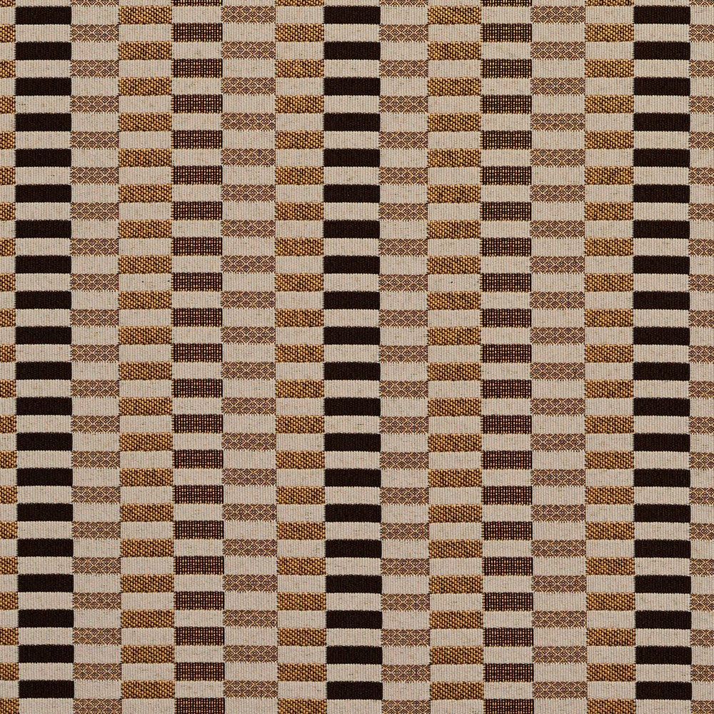 8526 Gold/Shift by Charlotte Designer Fabric Contemporary Wovens 100% Woven Polyester Asia Exceeds 100,000 Wyzenbeek Rubs (Heavy Duty) Horizontal: 4.5" 54 Inches - Swanky Fabrics -