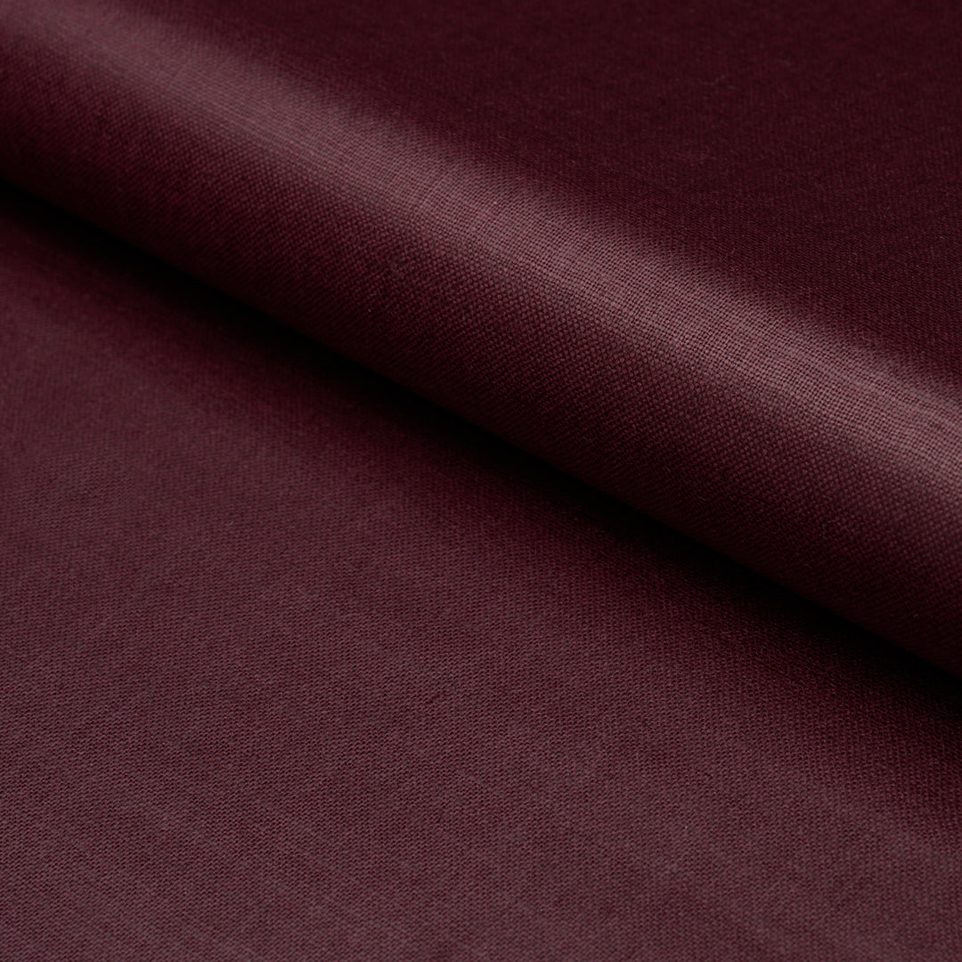 Patent Linen Plum 85272 by Schumacher Designer Fabric