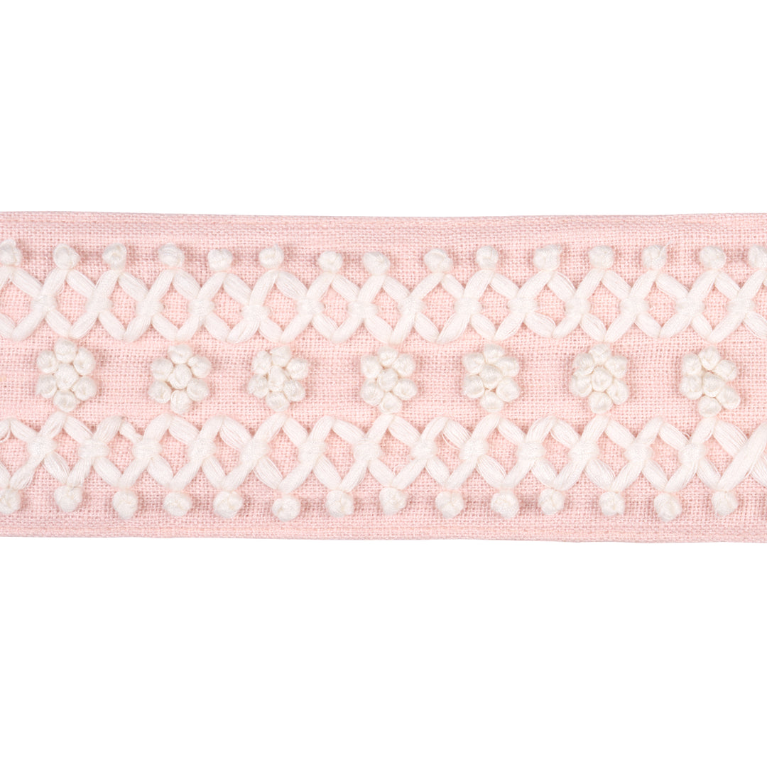 Sunnyvale Tape Blush 85300 by Schumacher Designer Trim