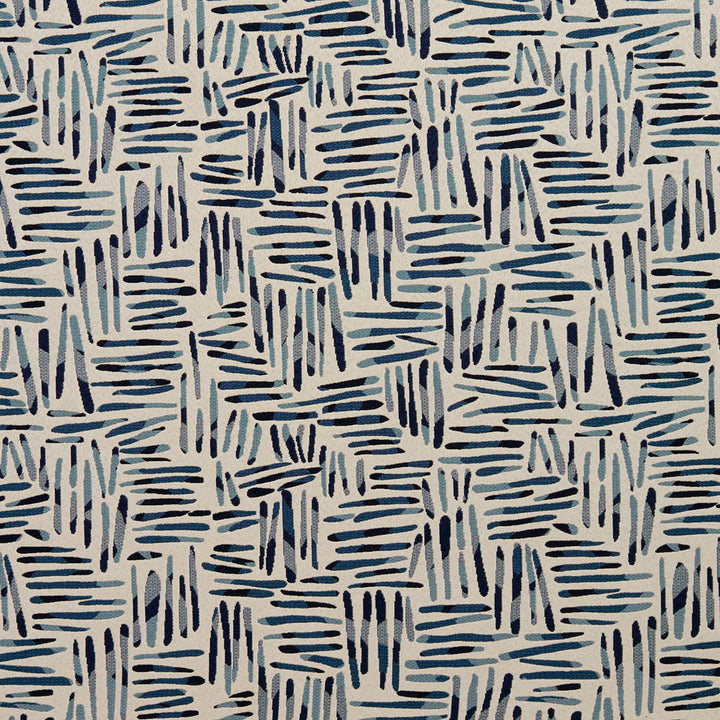8535 Sapphire/Tally by Charlotte Designer Fabric Contemporary Wovens 100% Woven Polyester Asia Exceeds 100,000 Wyzenbeek Rubs (Heavy Duty) </p><p>Repeat: Horizontal: 20.5" x Vertical: 15.5" 54 Inches - Swanky Fabrics -