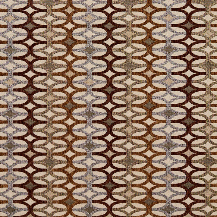 8546 Harvest/Interlock by Charlotte Designer Fabric Contemporary Wovens 100% Woven Polyester Asia Exceeds 100,000 Wyzenbeek Rubs (Heavy Duty) Horizontal: 7.5" x Vertical: 3" 54 Inches - Swanky Fabrics -