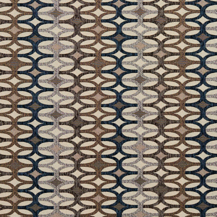 8547 Royal/Interlock by Charlotte Designer Fabric Contemporary Wovens 100% Woven Polyester Asia Exceeds 100,000 Wyzenbeek Rubs (Heavy Duty) </p><p>Repeat: Horizontal: 7.5" x Vertical: 3" 54 Inches - Swanky Fabrics -