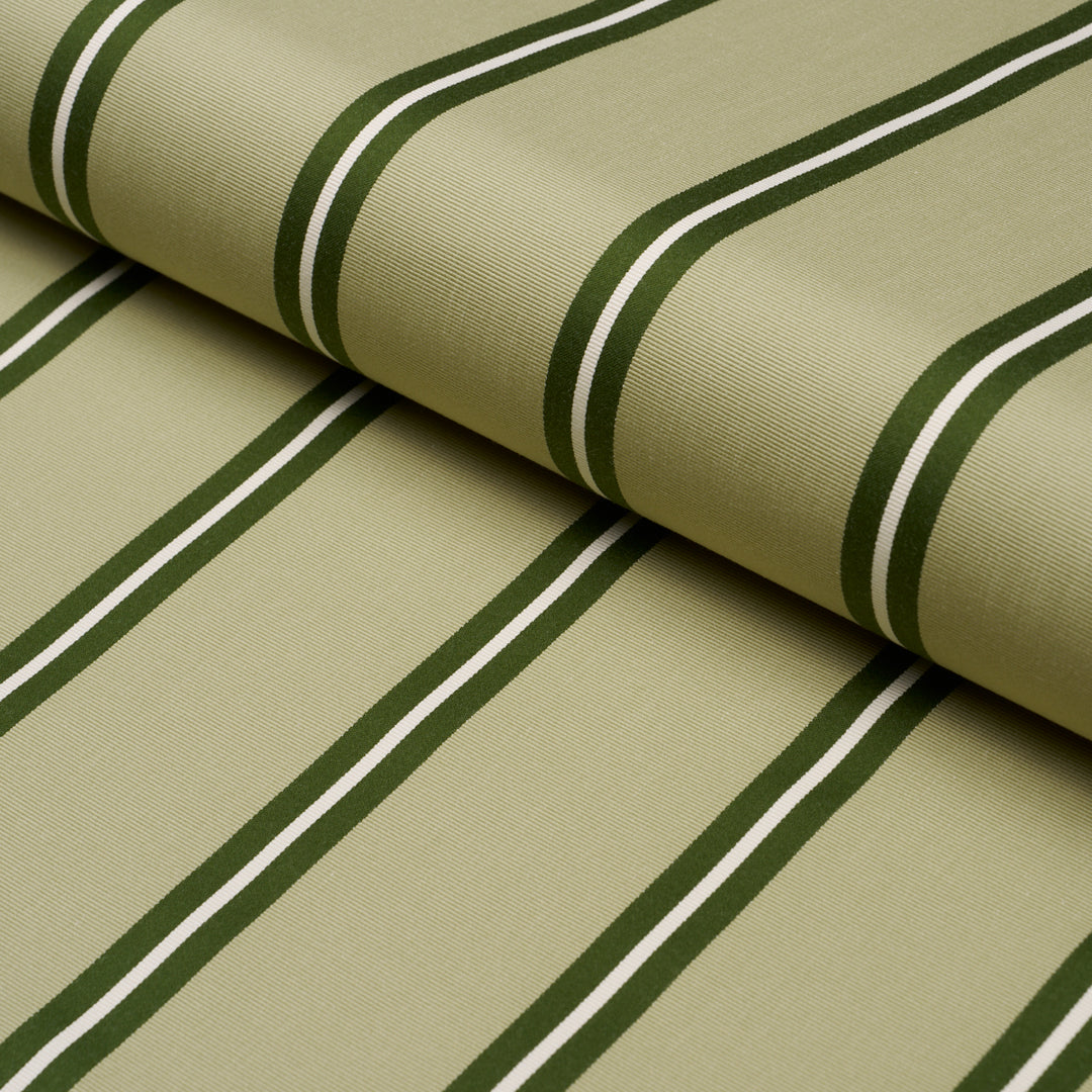 Briony Stripe Leaf 85622 by Schumacher Designer Fabric