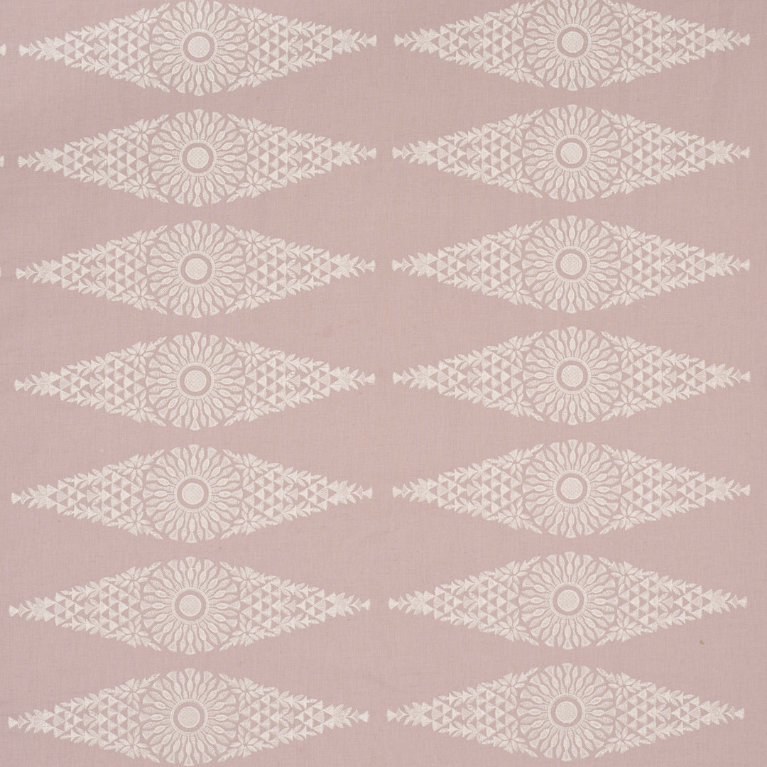Tasmin Embroidery French Lilac 85670 by Schumacher Designer Fabric