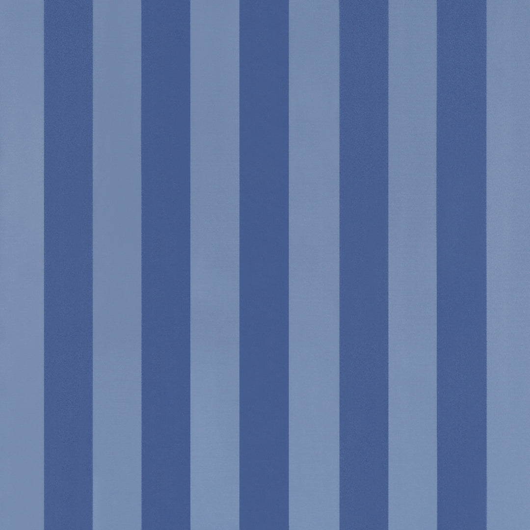 Roosevelt Awning Stripe Cobalt 85741 by Schumacher Designer Fabric