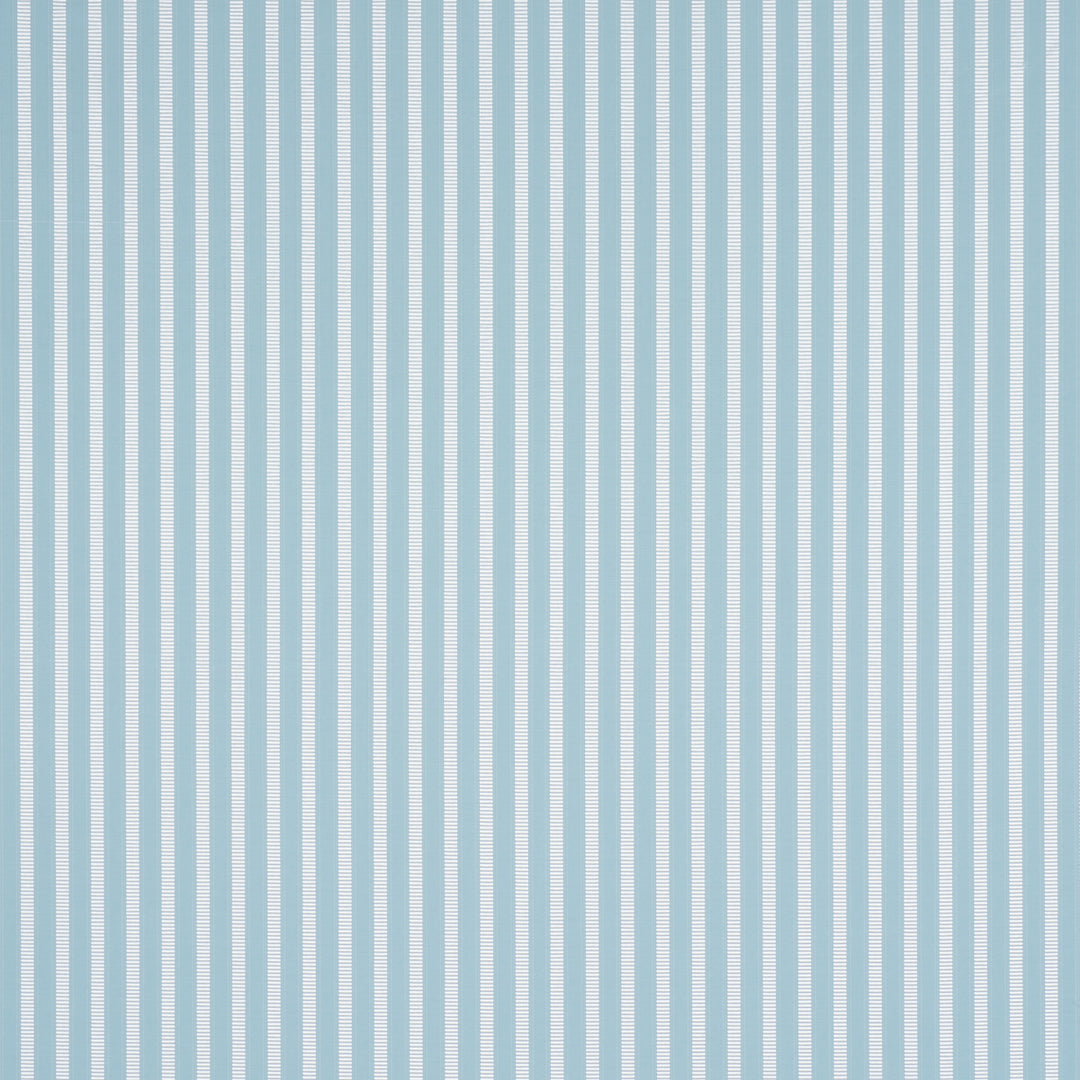 Lincoln Small Stripe Robin'S Egg 85763 by Schumacher Designer Fabric
