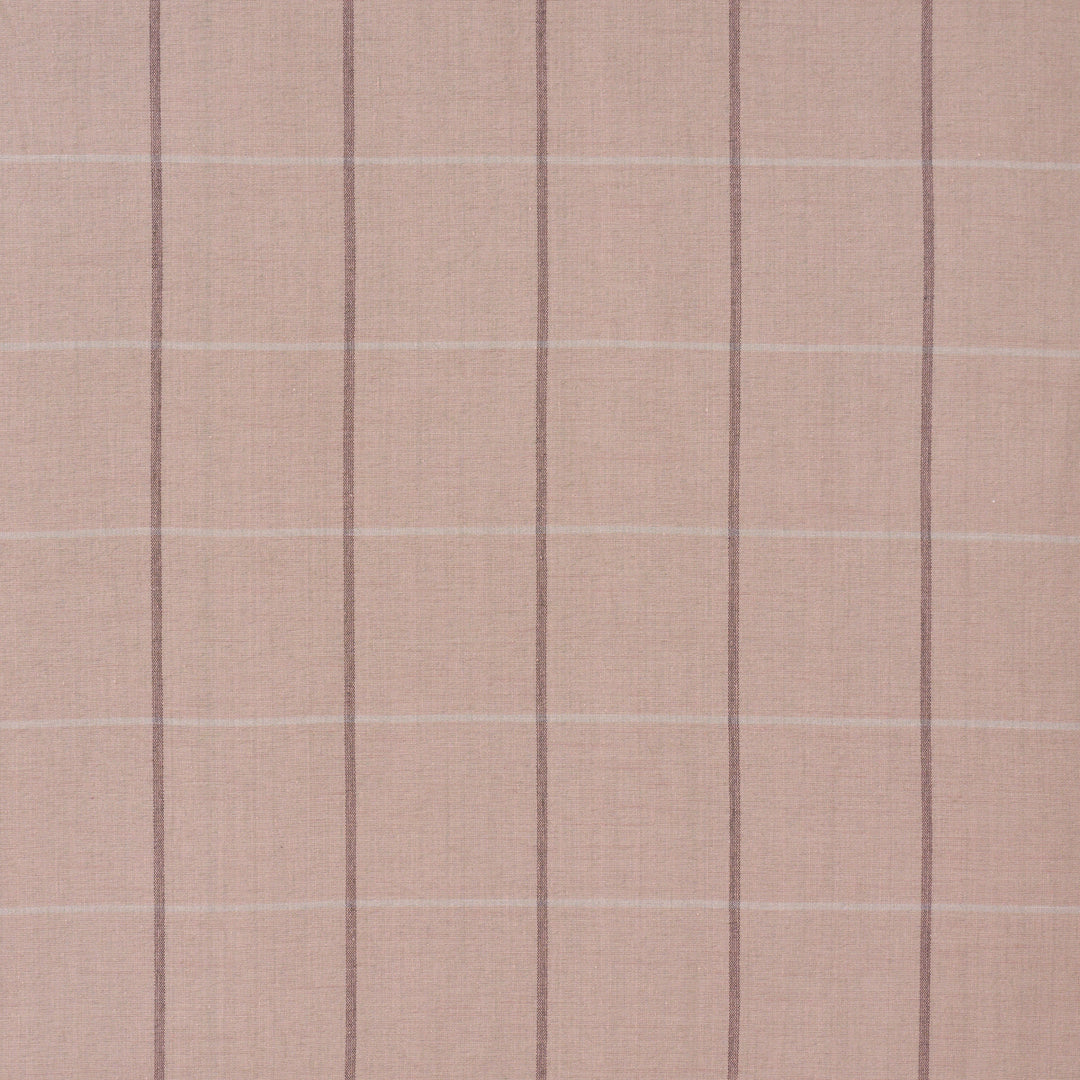 Taos Grid Pink 85912 by Schumacher Designer Fabric