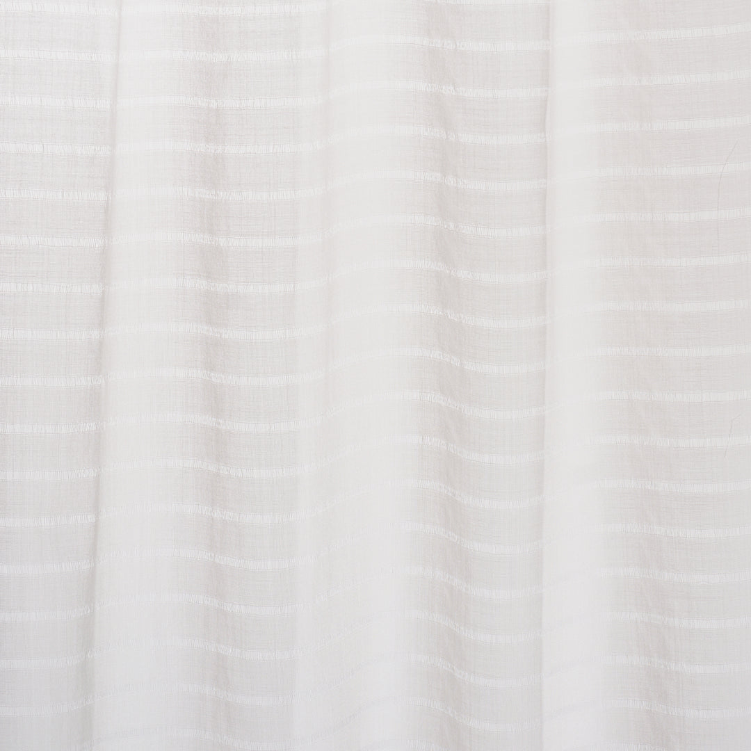Emmett Wool Sheer Ivory 86080 by Schumacher Designer Fabric