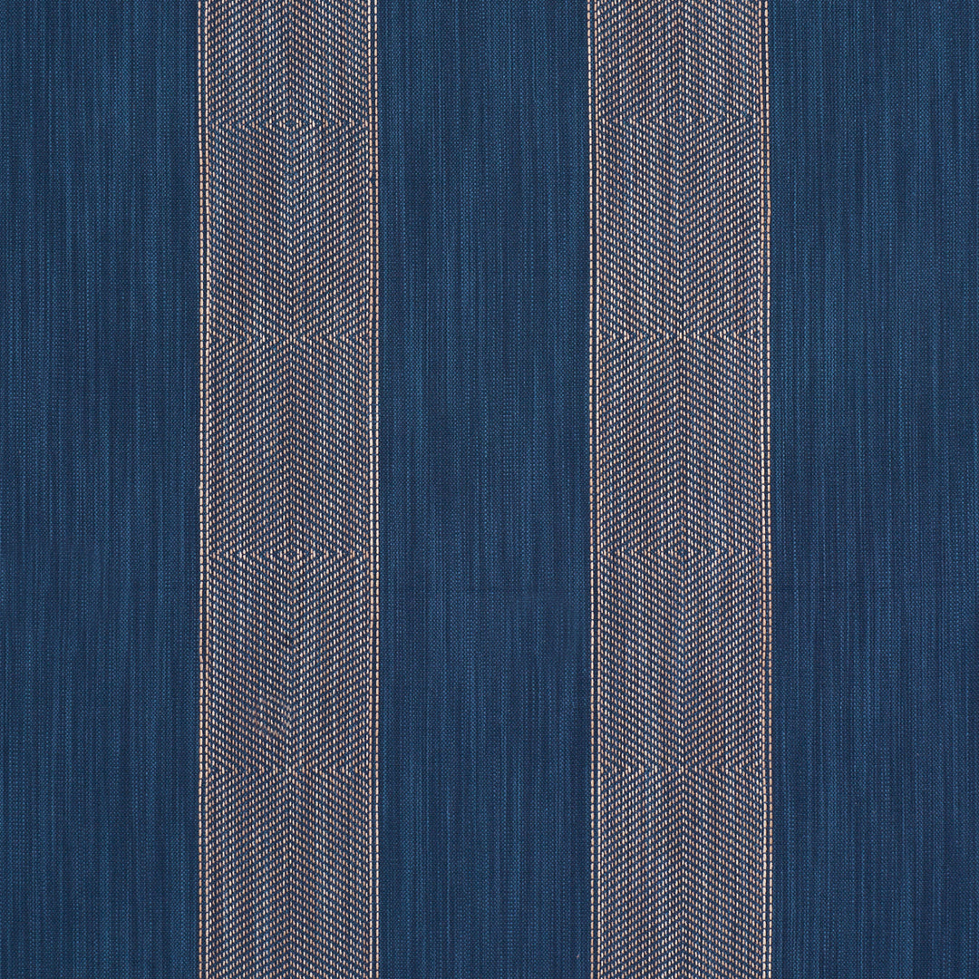 Universal Stripe Indigo 86232 by Schumacher Designer Fabric