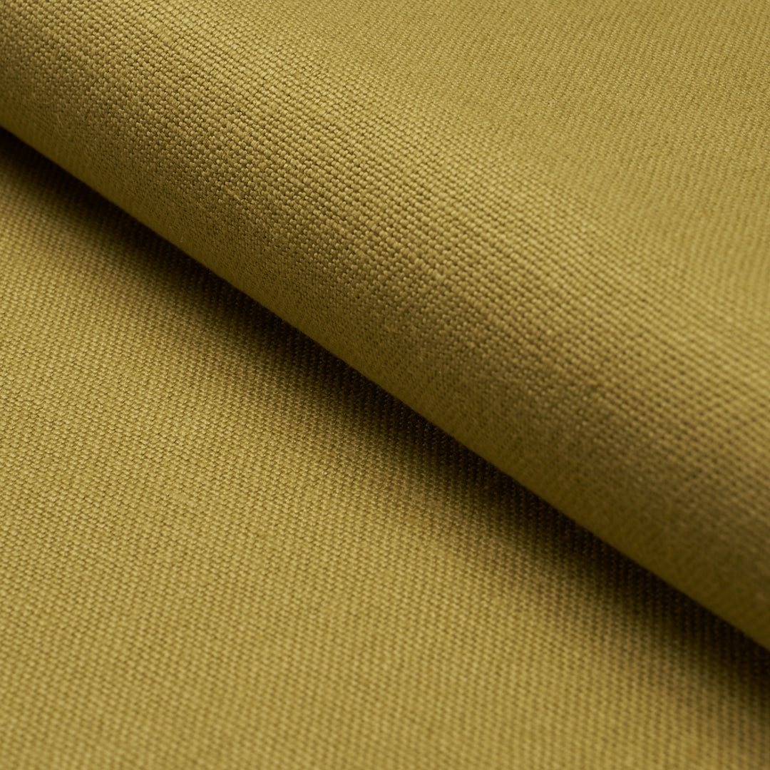 Piet Performance Linen Olive 86463 by Schumacher Designer Fabric