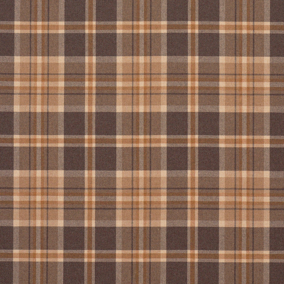 Harris Merino Plaid Spice 86611 by Schumacher Designer Fabric