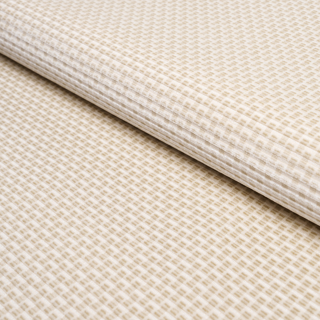 Nikki Performance Ivory 86812 by Schumacher Designer Fabric