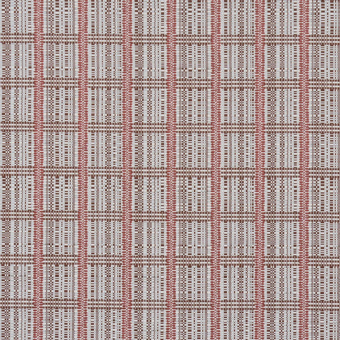 Skyline Plaid Merlot 86851 by Schumacher Designer Fabric