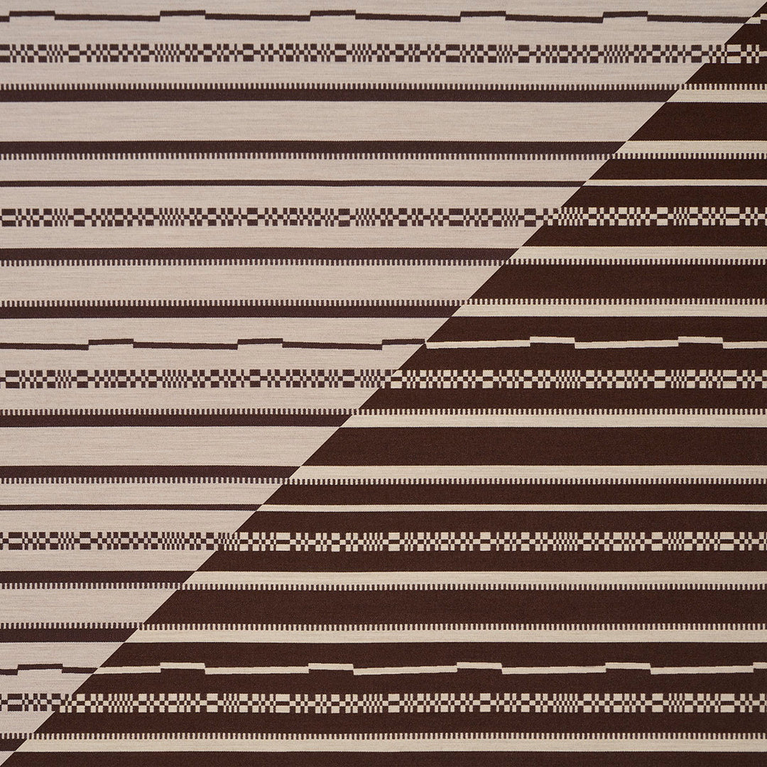 Skyline Stripes Reversible Americano 86870 by Schumacher Designer Fabric